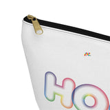 Cosplay Moon, Makeup Bag, HOOPS, White, Rainbow Letters, w T-bottom - Cosplay Moon