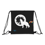 Howling Wolf Outdoor Drawstring Bag - Ashley's Cosplay Cache