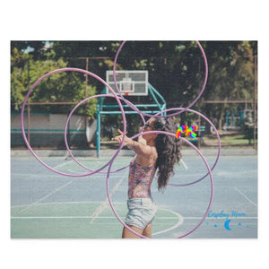 Hoops Girl on Basketball Court Puzzle (120, 252, 500-Piece) - Ashley's Cosplay Cache