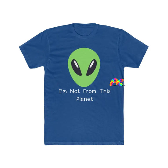 I'm Not From This Planet Alien Men's Cotton Crew Tee - Ashley's Cosplay Cache