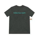 Infinite Rave Spirit Unisex T-Shirt Charcoal Black Triblend / S Prism Raves Infinite Rave Spirit unisex crew neck t-shirt, featuring short sleeves and a dynamic, colorful design that captures the endless energy of rave culture.
