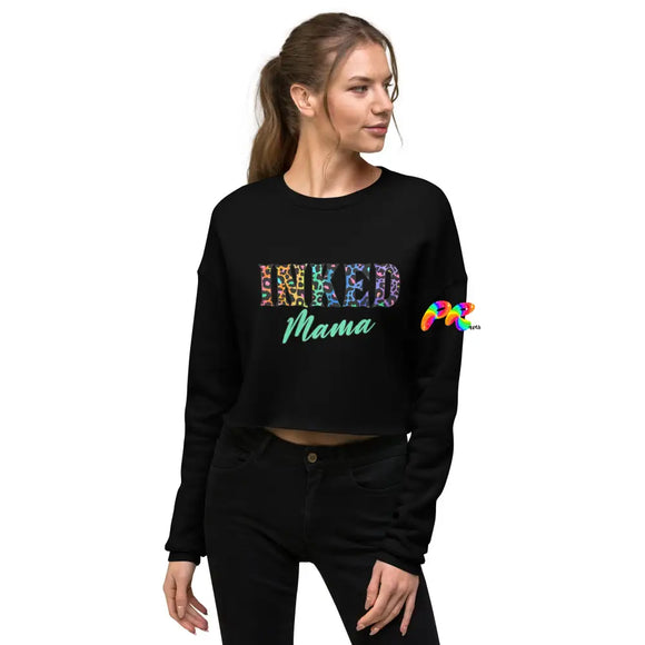 Inked Mama Crop Sweatshirt - Cosplay Moon