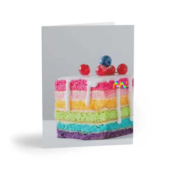 LGBTQ Blank Rainbow Cake Cards - Cosplay Moon