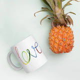Love with a Heart White Glossy Mug - Ashley's Cosplay Cache