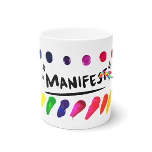 Cosplay Moon, "Manifest", White, Ceramic, Mug, 11oz and 15oz - Cosplay Moon