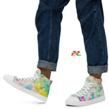 Men’s Tie-Dye High Top Canvas Shoes - Cosplay Moon