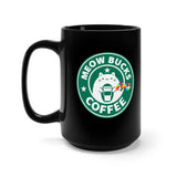 Cosplay Moon, Meowbucks, Ceramic, Black Mug 15oz - Cosplay Moon