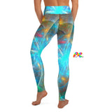 rave outfits, workout sets for women, high-waist blue leggings, sizes xs to 2XL Motion Festival Leggings - Cosplay Moon