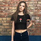 Mushroom Women’s Crop Tee - Ashley's Cosplay Cache