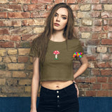 Mushroom Women’s Crop Tee - Ashley's Cosplay Cache