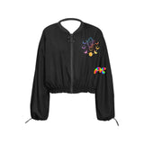 Mystical Women's Chiffon Cropped Jacket - Cosplay Moon