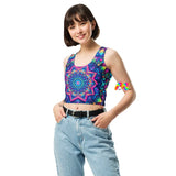 Neon Mandala Crop Top - Cosplay Moon