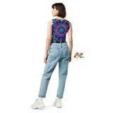 Neon Mandala Crop Top - Cosplay Moon