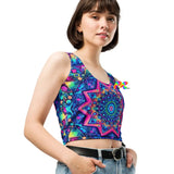 Neon Mandala Crop Top - Cosplay Moon