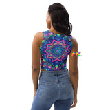 Neon Mandala Crop Top - Cosplay Moon