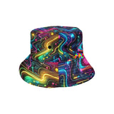 Neon Pulse Rave Unisex Bucket Hat