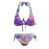 Neon Waves Plus Size Rave Bikini - Cosplay Moon