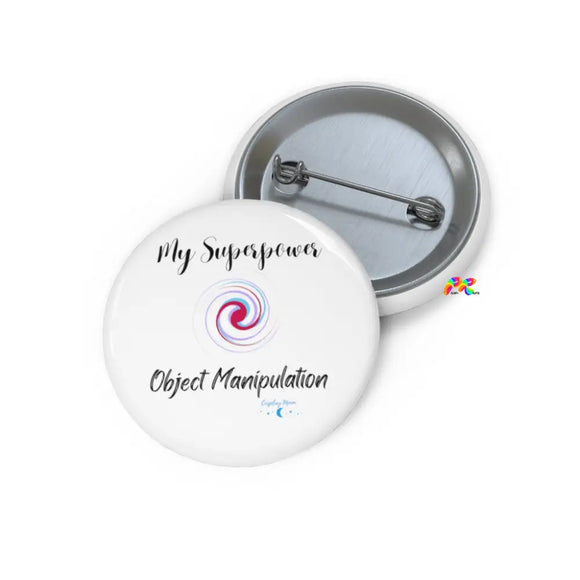 My Superpower Object Manipulation Pin Buttons - Ashley's Cosplay Cache