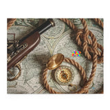 Pirate Map Puzzle (120, 252, 500-Piece) - Ashley's Cosplay Cache