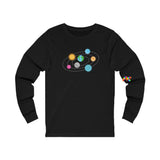 Planets Unisex Jersey Long Sleeve Tee - Ashley's Cosplay Cache