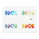 PLUR Sticker Sheets - Cosplay Moon