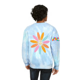 tie dye sweatshirt, rave funny t-shirts, plus sizes, small to 3XL, unisex - PLUR sweatshirt