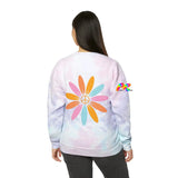 tie dye sweatshirt, rave funny t-shirts, plus sizes, small to 3XL, unisex - PLUR sweatshirt