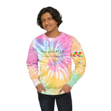 tie dye sweatshirt, rave funny t-shirts, plus sizes, small to 3XL, unisex - PLUR sweatshirt