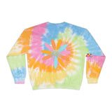 tie dye sweatshirt, rave funny t-shirts, plus sizes, small to 3XL, unisex - PLUR sweatshirt