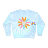 tie dye sweatshirt, rave funny t-shirts, plus sizes, small to 3XL, unisex - PLUR sweatshirt