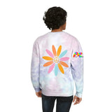 tie dye sweatshirt, rave funny t-shirts, plus sizes, small to 3XL, unisex - PLUR sweatshirt