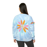 tie dye sweatshirt, rave funny t-shirts, plus sizes, small to 3XL, unisex - PLUR sweatshirt