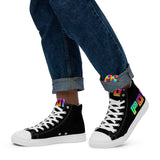 Cosplay Moon, POI, Men’s, Black, High Top, Canvas Shoes - Cosplay Moon