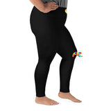 Pride Heart Plus Size Leggings - Cosplay Moon