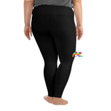 Pride Heart Plus Size Leggings - Cosplay Moon