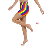 Pride High-Waist Yoga Shorts - Cosplay Moon