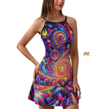 Pride Nebula Rave Dress Sleeveless