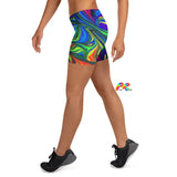 Pride Paint Festival Yoga Shorts - Cosplay Moon