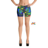 Pride Paint Festival Yoga Shorts - Cosplay Moon