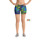 Pride Paint Festival Yoga Shorts - Cosplay Moon