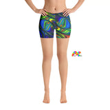 Pride Paint Festival Yoga Shorts - Cosplay Moon