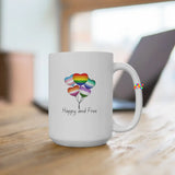 Pride/LGBTQ Balloon Flags Ceramic Mug 15oz - Cosplay Moon