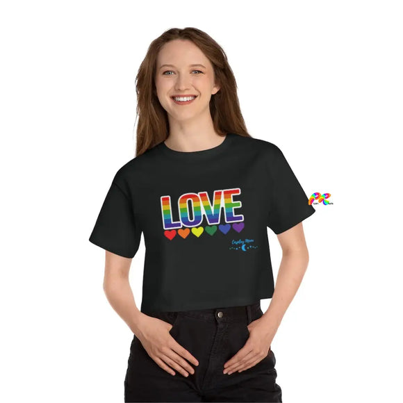 Pride/LGBTQ Champion Women's Cropped T-Shirt