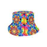 Prism Petals Rave Bucket Hat