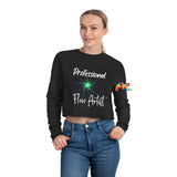 Professional Flow Artist Women's Cropped Sweatshirt - Ashley's Cosplay Cache