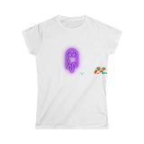 Purple Ghost Women's Softstyle Tee - Ashley's Cosplay Cache