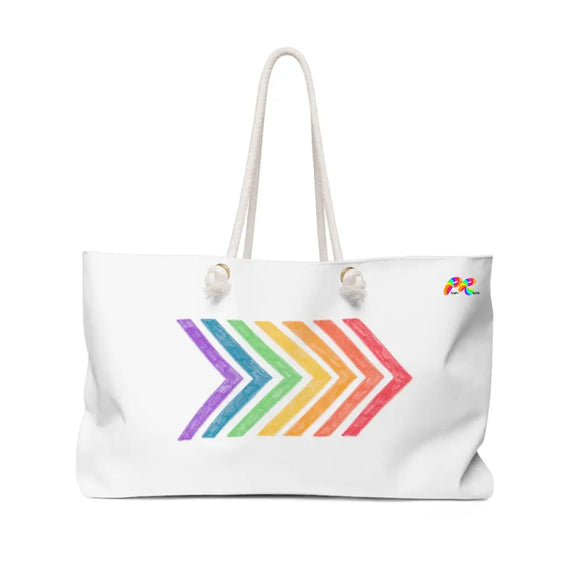 Rainbow Arrows Weekender Bag - Ashley's Cosplay Cache