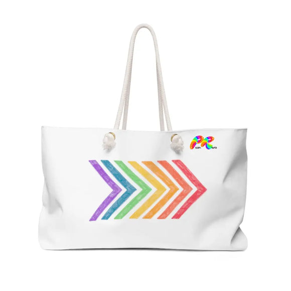 Rainbow Arrows Weekender Bag - Ashley's Cosplay Cache