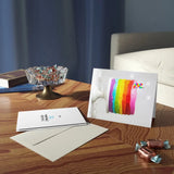Rainbow Cake Blank Greeting Cards (8, 16, and 24 pcs) - Ashley's Cosplay Cache