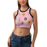 Rainbow Dream Cropped Tank Top - Cosplay Moon